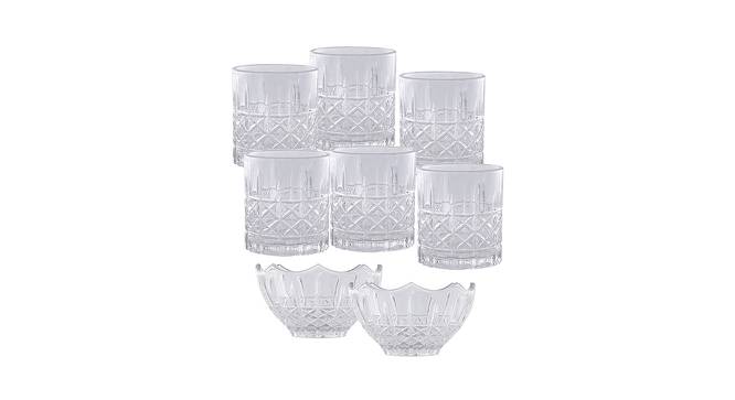 Urbain Tumbler (Clear) by Urban Ladder - Front View Design 1 - 397626