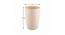 Younes Tumbler (Natural) by Urban Ladder - Design 1 Dimension - 397674