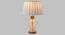 Kristeva Table Lamp (White Shade Colour, Cotton Shade Material, Transparent & Brown) by Urban Ladder - Design 1 Side View - 397885