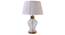 Kristeva Table Lamp (White Shade Colour, Cotton Shade Material, Transparent & Brown) by Urban Ladder - Rear View Design 1 - 397891