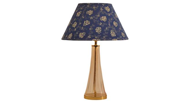 Margate Table Lamp (Cotton Shade Material, Transparent & Brass, Bella Rose Shade Colour) by Urban Ladder - Cross View Design 1 - 397959