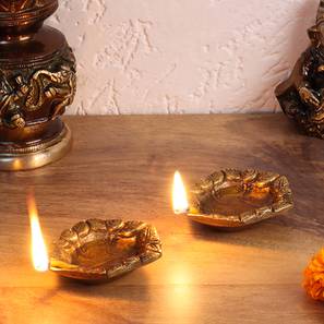 Diwali Gift Ideas Design Brown Metal Showpiece
