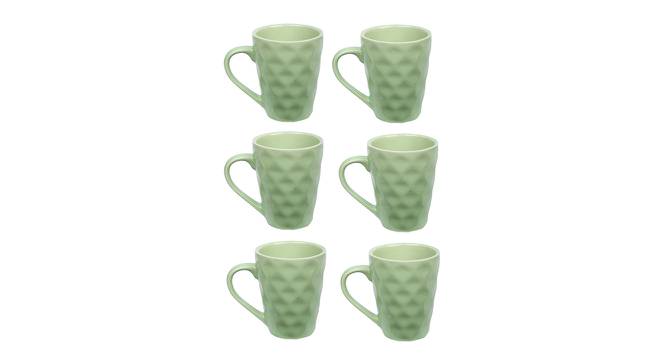 Avianna Mug Set (Green, Set of 6 Set) by Urban Ladder - Front View Design 1 - 398067