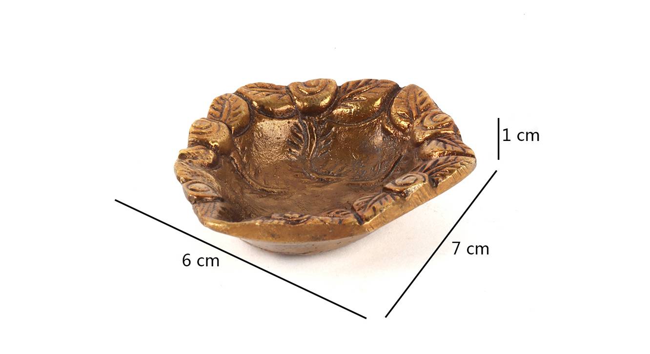 Bhamini showpiece brown set of 2 6