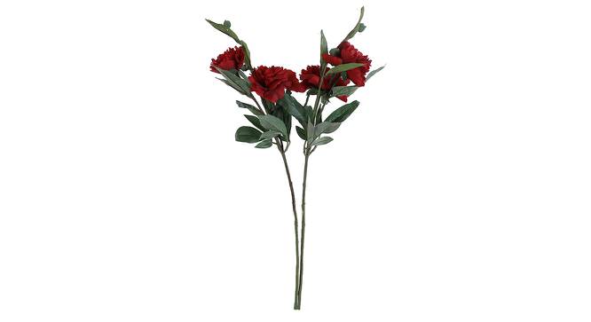 Celsey Artificial Flower Set of 2 (Red) by Urban Ladder - Front View Design 1 - 398144