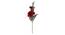 Celsey Artificial Flower Set of 2 (Red) by Urban Ladder - Design 1 Side View - 398180