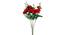 Celsey Artificial Flower Set of 2 (Red) by Urban Ladder - Rear View Design 1 - 398195