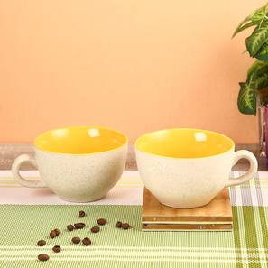 Soup Bowls Design Charlton Soup Bowl Set of 2 (White & Yellow)