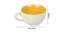 Charlton Soup Bowl Set of 2 (White & Yellow) by Urban Ladder - Design 1 Dimension - 398303