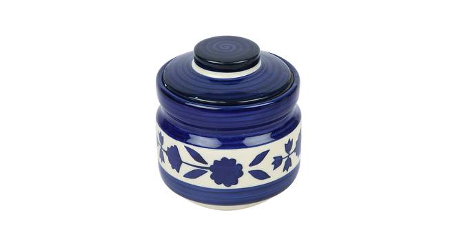 Dawnelle Canister (Blue) by Urban Ladder - Cross View Design 1 - 398354