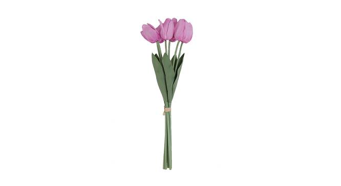 Edwards Artificial Flower Set of 6 (Purple) by Urban Ladder - Front View Design 1 - 398424