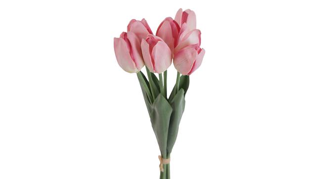 Edwards Artificial Flower Set of 6 (Pink) by Urban Ladder - Cross View Design 1 - 398443