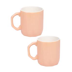 Madeleine set of 2 peach mugs lp