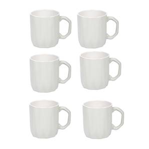 Cups Mugs Design Madeleine Mug Set (White, Set of 6 Set)