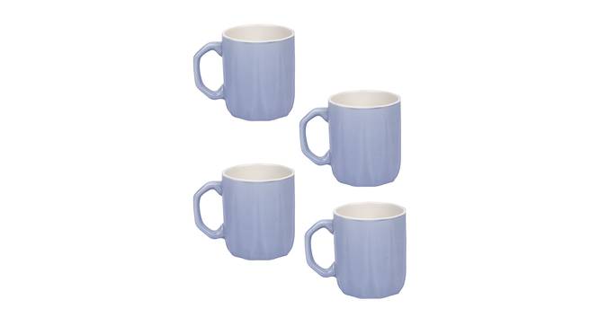 Madeleine Mug Set (Blue, Set Of 4 Set) by Urban Ladder - Front View Design 1 - 398613
