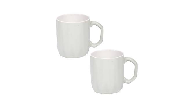 Madeleine Mug Set (White, Set Of 2 Set) by Urban Ladder - Front View Design 1 - 398621