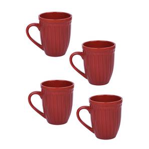 Cups Mugs Design Raelyn Mug Set (Red, Set Of 4 Set)