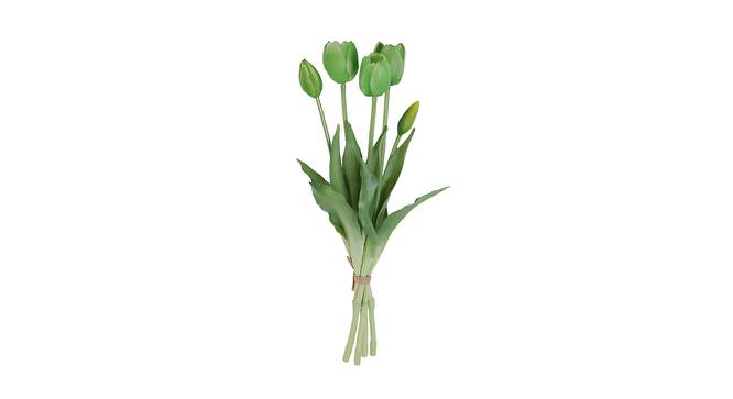 Ransome Artificial Flower Set of 5 (Green) by Urban Ladder - Front View Design 1 - 398688