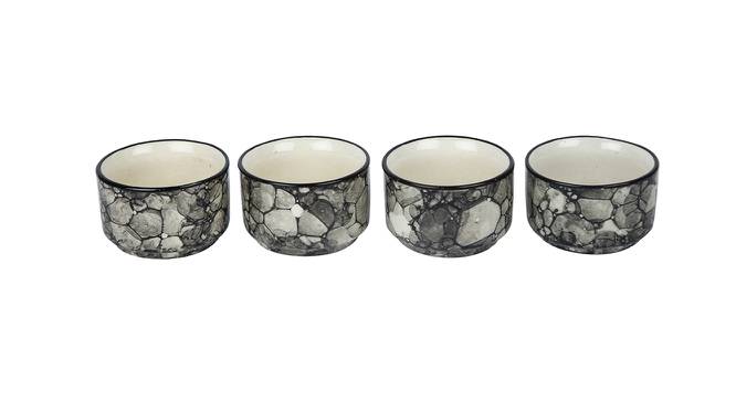 Steed Chutney Bowl Set of 4 (Black) by Urban Ladder - Front View Design 1 - 398765