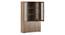 Hubert 6 Door Kitchen Display Cabinet (WARM WALNUT Finish) by Urban Ladder - Cross View Design 1 - 398833