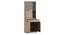 Hubert 4 Door Tall Display Cabinet (Warm Walnut Finish) by Urban Ladder - Design 1 Side View - 398837