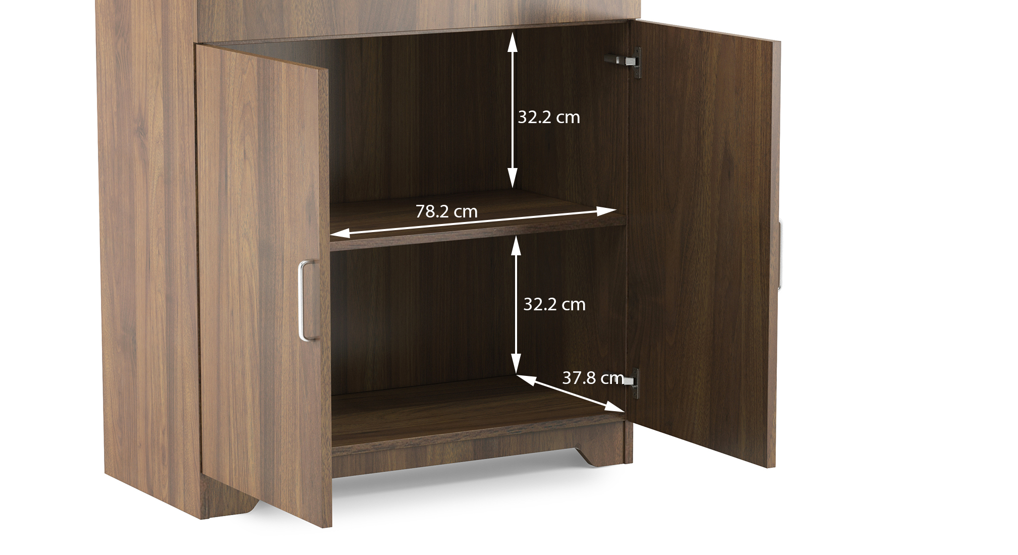 Hubert 4 door tall display cabinet 6
