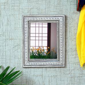 Drawing Room Decor Design White Mdf Wall Mirror