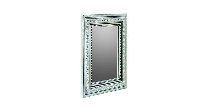 Sutton Wall Mirror (White, Simple Configuration) by Urban Ladder - Front View Design 1 - 399878