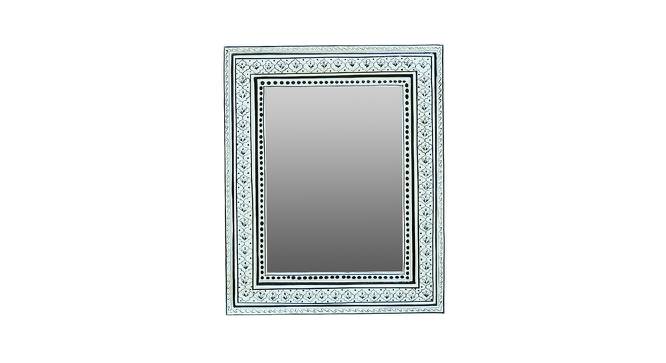 Sutton Wall Mirror (White, Simple Configuration) by Urban Ladder - Cross View Design 1 - 399892