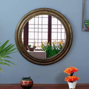 Craft Tree Design Copper Wood Wall Mirror