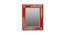 Sutton Wall Mirror (Red, Simple Configuration) by Urban Ladder - Cross View Design 1 - 399982