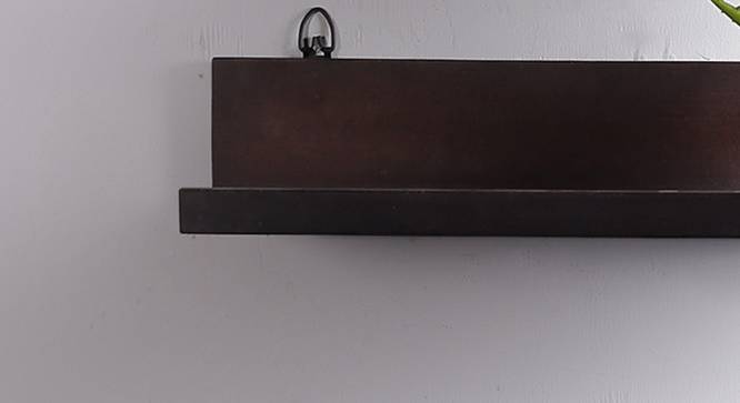 Janeva Wall Shelf (Dark Brown) by Urban Ladder - Cross View Design 1 - 399988