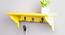 Laurin Wall Shelf (Yellow) by Urban Ladder - Front View Design 1 - 400155