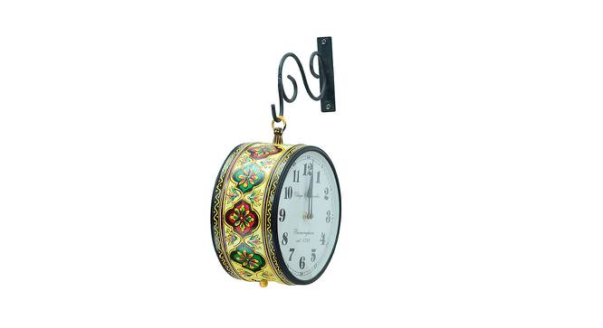 Reed Wall Clock (Yellow) by Urban Ladder - Cross View Design 1 - 400266