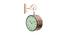 Skye Wall Clock (Copper) by Urban Ladder - Front View Design 1 - 400345