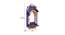 Reid Wall Photo Frame (Blue) by Urban Ladder - Design 1 Dimension - 400407