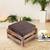 Amber ottoman grey velvet lp