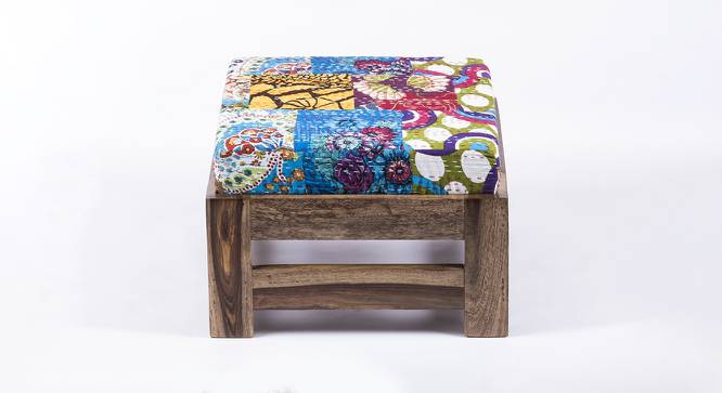 Amber Ottoman (Multicolour Patch Kantha) by Urban Ladder - Front View Design 1 - 400643