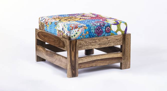 Amber Ottoman (Multicolour Patch Kantha) by Urban Ladder - Cross View Design 1 - 400653