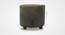 Iris Ottoman (Grey Velvet) by Urban Ladder - Front View Design 1 - 400786