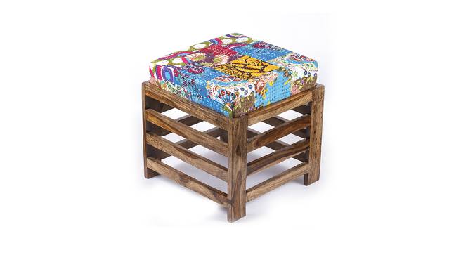 Houston Ottoman (Multicolour Patch Kantha) by Urban Ladder - Cross View Design 1 - 400800
