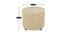 Iris Ottoman (Ivory Sparkle Velvet) by Urban Ladder - Design 1 Dimension - 400836