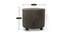 Iris Ottoman (Grey Velvet) by Urban Ladder - Design 1 Dimension - 400837