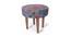 Nayla Ottoman (Bird Print Grey Kantha) by Urban Ladder - Front View Design 1 - 400867