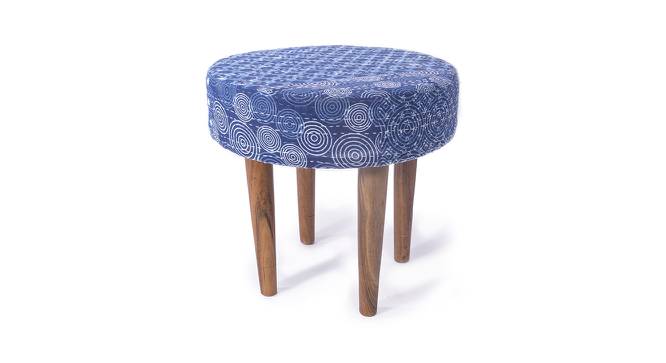 Nayla Ottoman (Indigo Patchwork Kantha) by Urban Ladder - Front View Design 1 - 400937