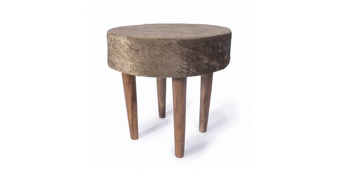 Nayla Ottoman (Green Sparkle Velvet) by Urban Ladder - Front View Design 1 - 400940