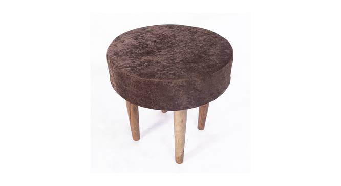 Nayla Ottoman (Brown Sparkle Velvet) by Urban Ladder - Cross View Design 1 - 400950