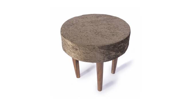 Nayla Ottoman (Green Sparkle Velvet) by Urban Ladder - Cross View Design 1 - 400952
