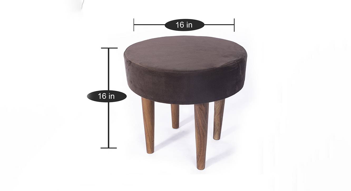 Nayla ottoman grey velvet 6