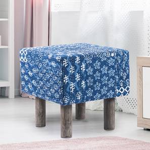 Verona ottoman indigo patchwork kantha lp
